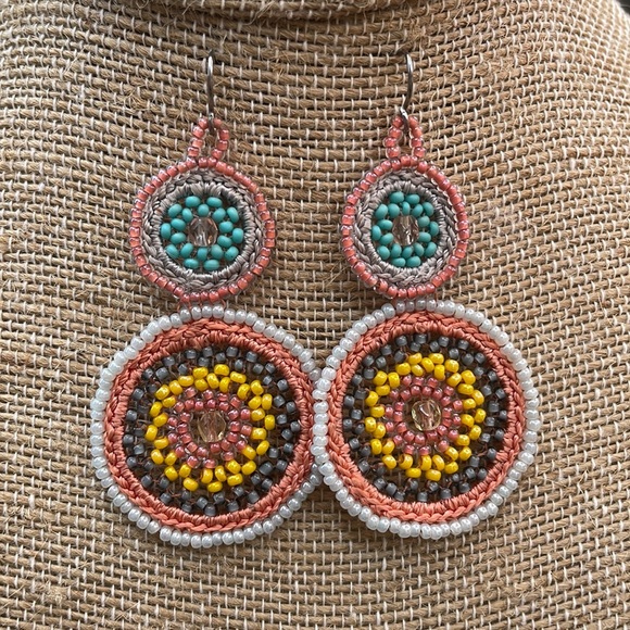 Jewelry - Handmade Seed Bead Earrings